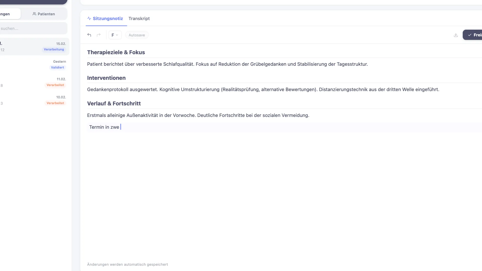 Vorschaubild: Prüfen und speichern